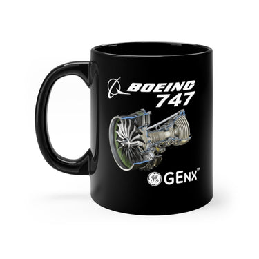 BOEING 747 DESIGNED MUG Printify